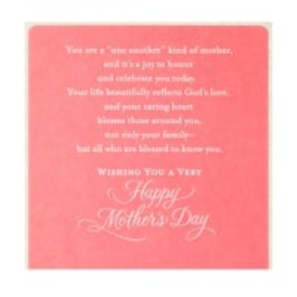 Celebrating You Today Religious Mother's Day Card - Picture 3 of 4